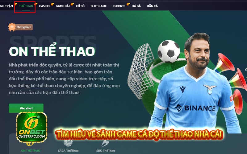 Tìm hiểu về sảnh game cá độ thể thao nhà cái